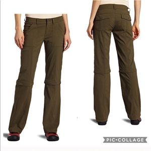 Prana Monarch Convertible brown hiking pants 12